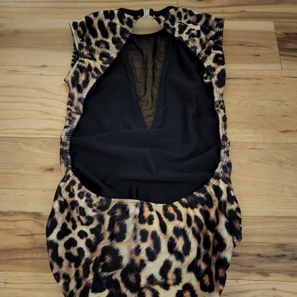 Child Medium LA Designs leopard leotard - Picture 3 of 4